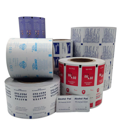 Impresión personalizada de papel laminado de papel de aluminio con muestra