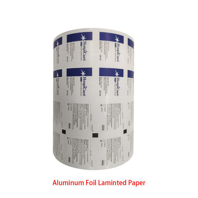 Impresión personalizada de papel laminado de papel de aluminio con muestra
