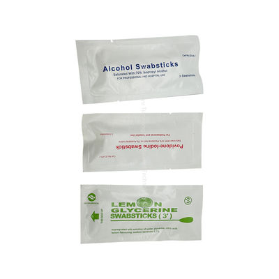 Muestra de película de embalaje de papel recubierta de papel de aluminio para limpieza de lentes de limpieza de pantallas móviles