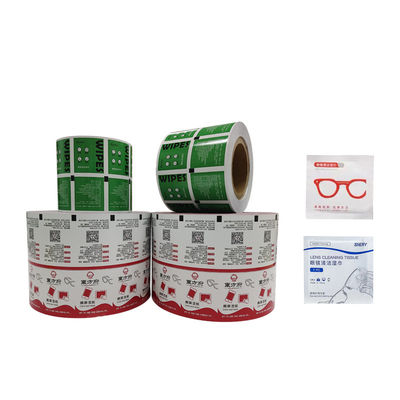 Impresión en color de papel de película de embalaje de aluminio impermeable para toallitas de yodo