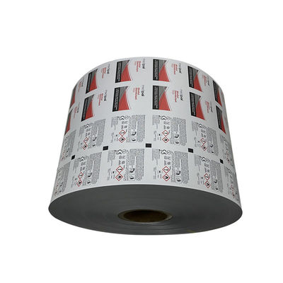 Pulpa de madera 75% Pad de alcohol Papel de aluminio PE Rollo de película para embalaje 30-1100mm ancho