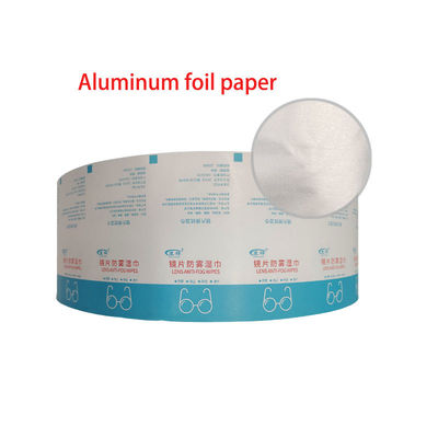 73G Rollo de papel de aluminio para instrumentos médicos Bolsita de pulpa de tipo mecánico