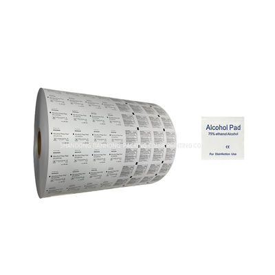 Pulpa mecánica de tamaño personalizado Rollo de película de embalaje Rollo de papel de aluminio laminado 30-1100 mm de ancho