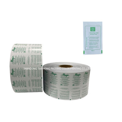 Pulpa mecánica de tamaño personalizado Rollo de película de embalaje Rollo de papel de aluminio laminado 30-1100 mm de ancho